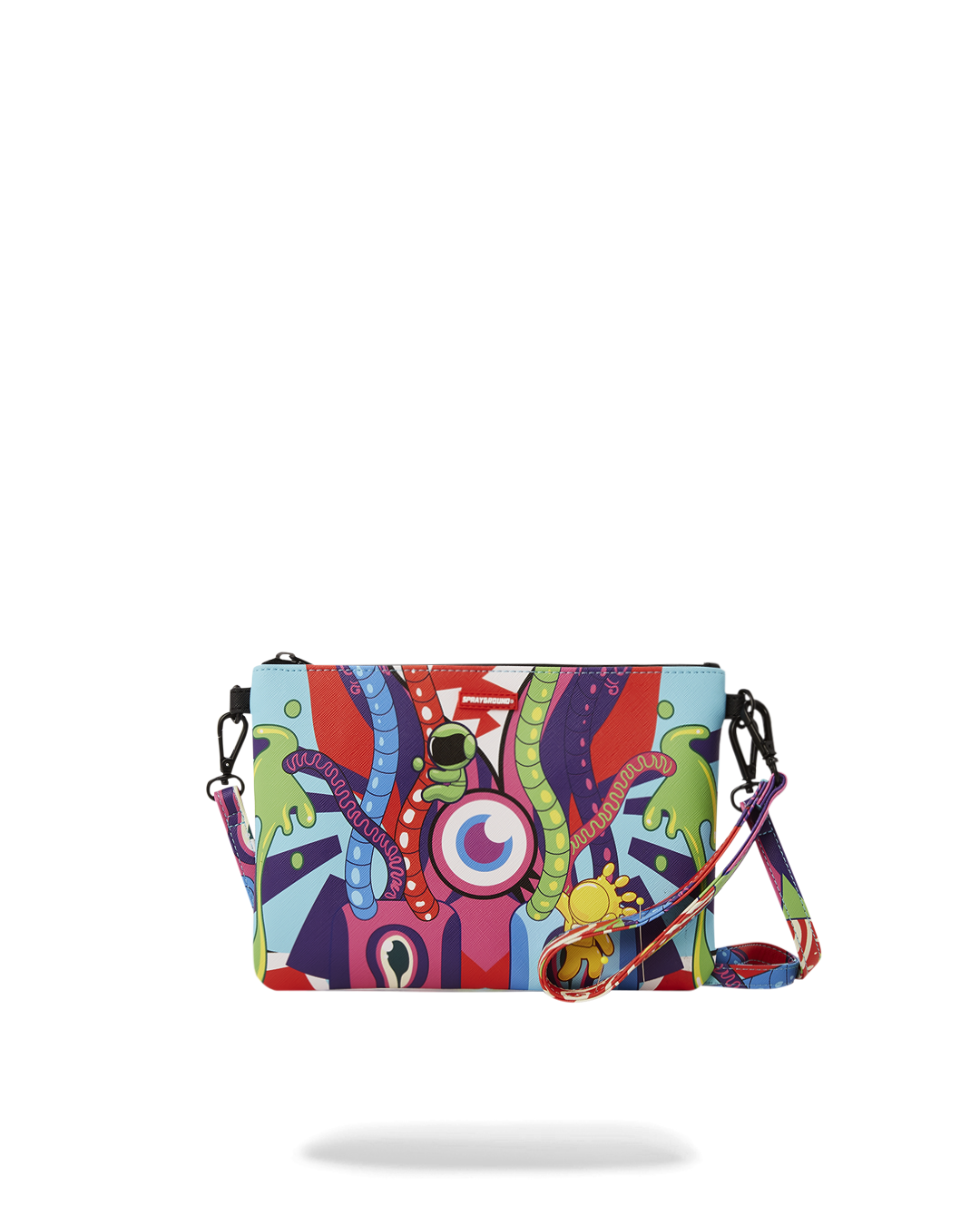 Sprayground outlets covertable clutch w/ strap