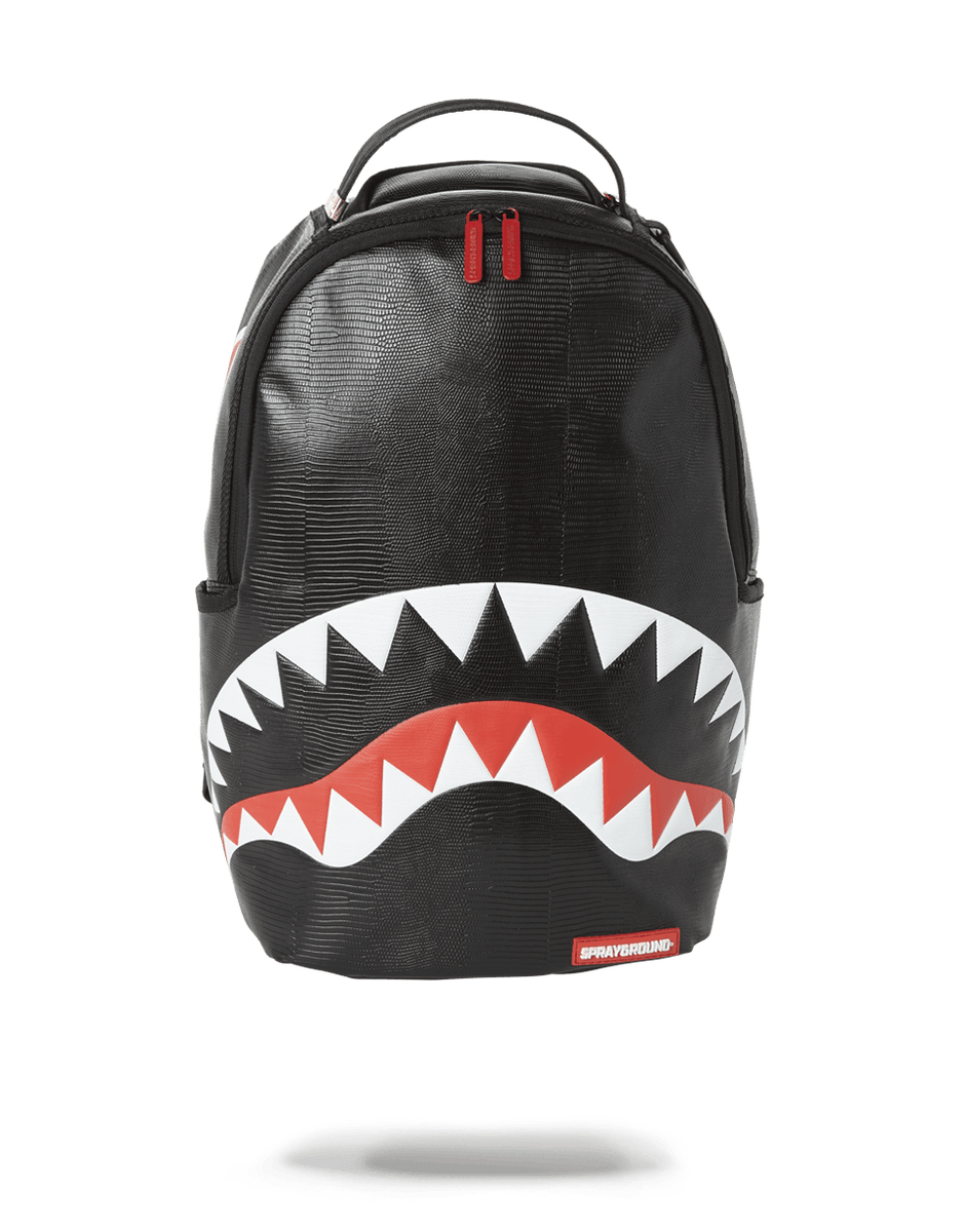 BLACK REPTILE SHARK BACKPACK ONE OF ONE SPRAYGROUND