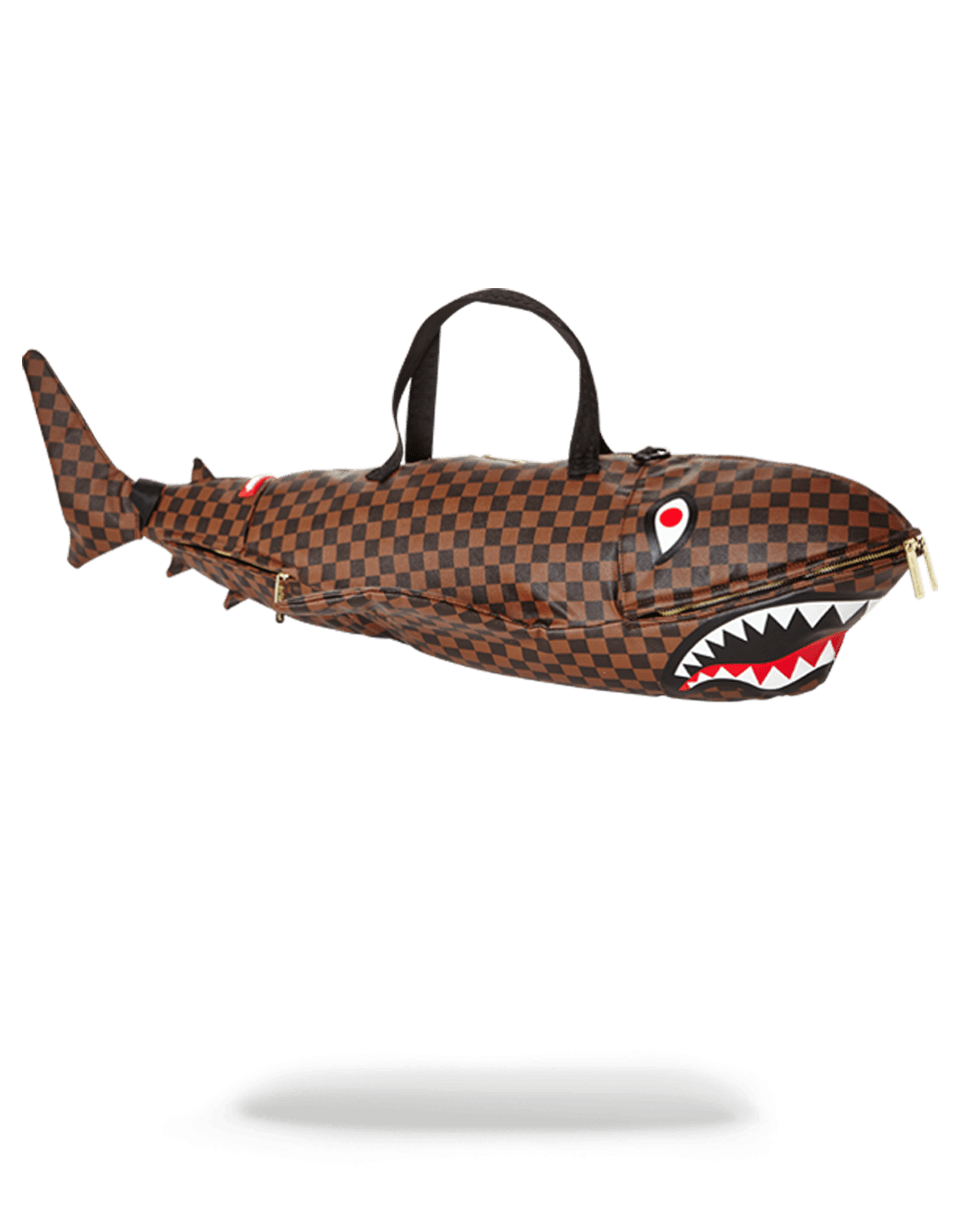 SPRAYGROUND DUFFLE BAG SHARK IN PARIS DUFFLE Unisex Grey