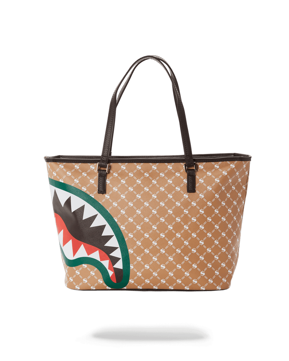 Sprayground, Bags, Rare Sprayground Paris Vs Florence Shark Duffle Hype  Leather Travel Luggage Bag