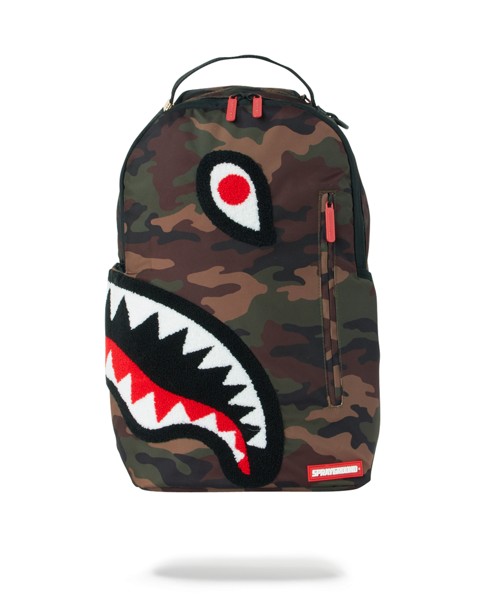 sprayground camo shark