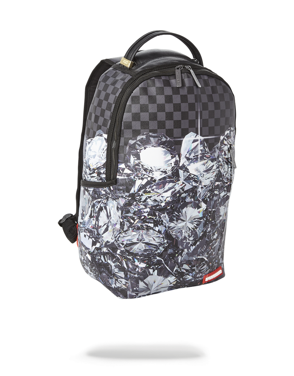 Backpacks Sprayground - Too Many Carats backpack in black and grey -  910B2990NSZ