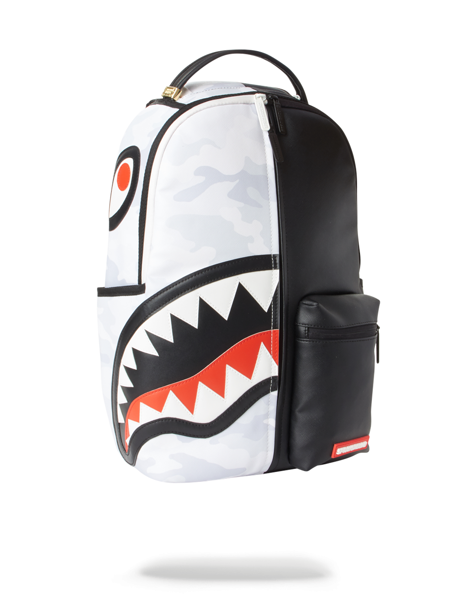 Shark Backpack Sprayground Mini Bag Zipper, shark, zipper, white, animals  png