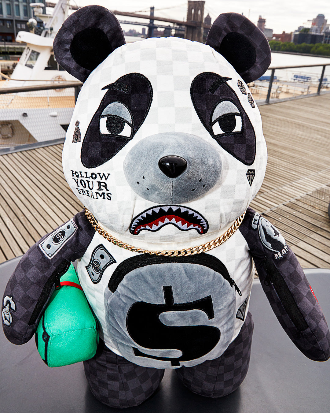MONEYBEAR TEDDYBEAR BACKPACK PANDA PANDA PANDA – SPRAYGROUND®
