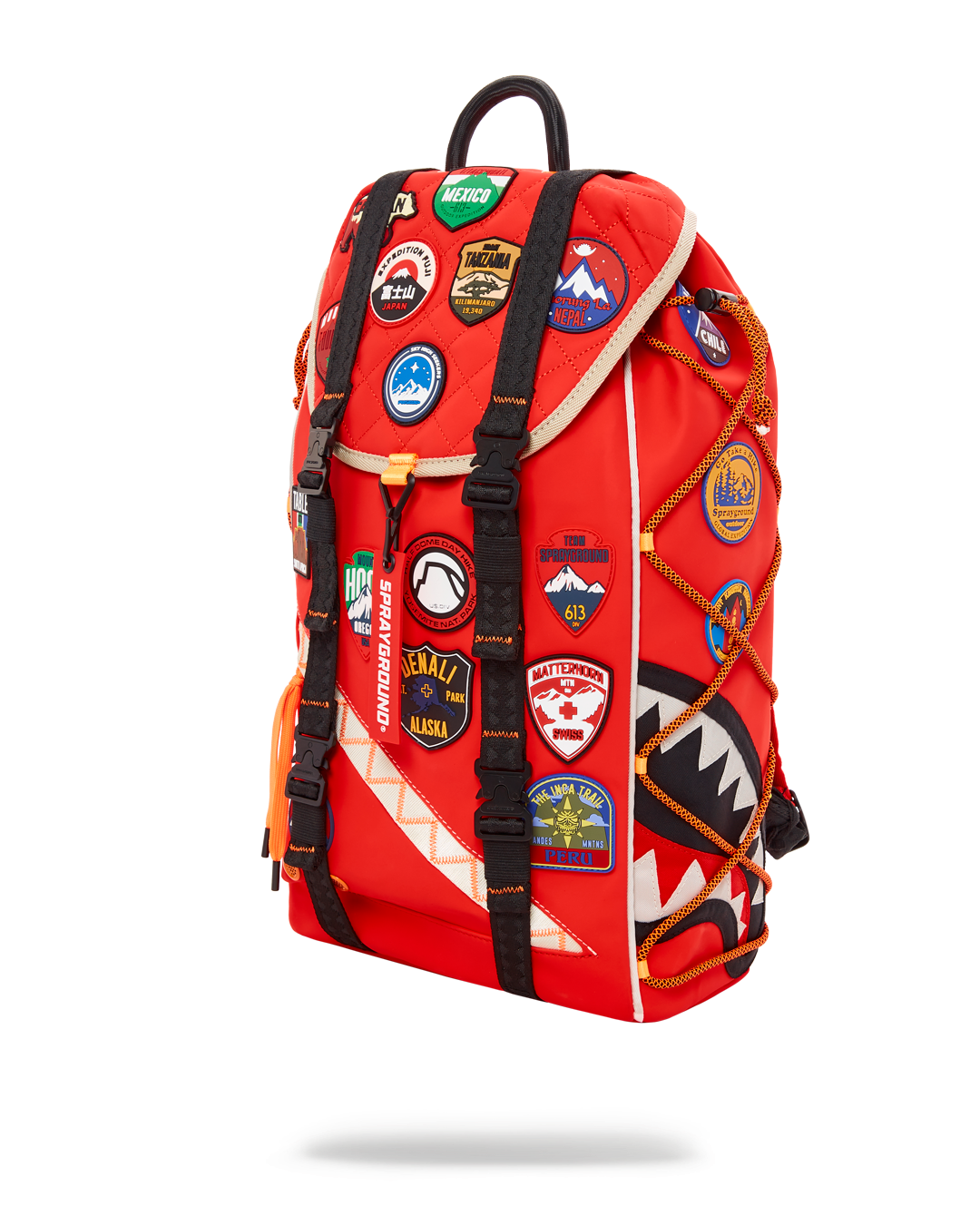 Sprayground Expedition Red & Black Backpack