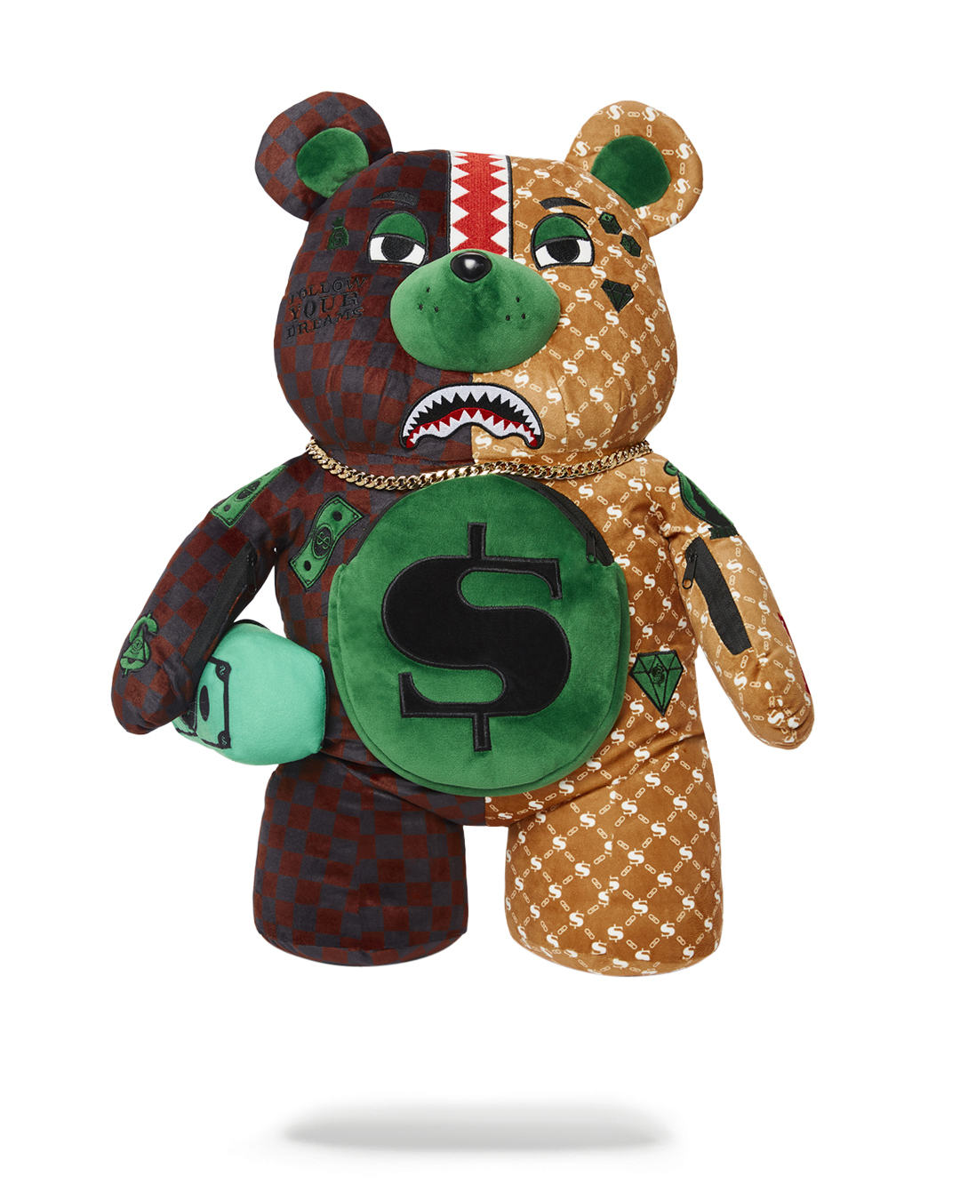 MONEY BEAR TEDDYBEAR BACKPACK PARIS VS FLORENCE