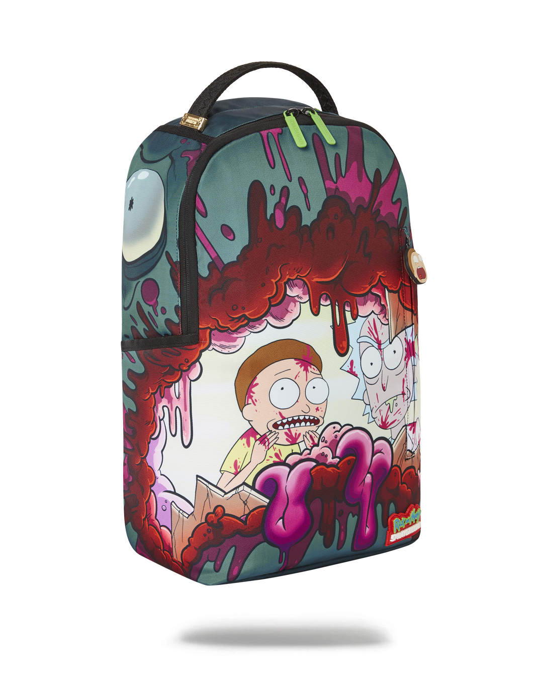 Sprayground Rick and Morty Sharkmouth Wound Backpack | GameStop
