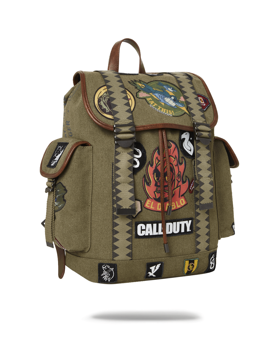 New Sprayground Call of Duty Shark Torpedo Duffle Bag in 2023