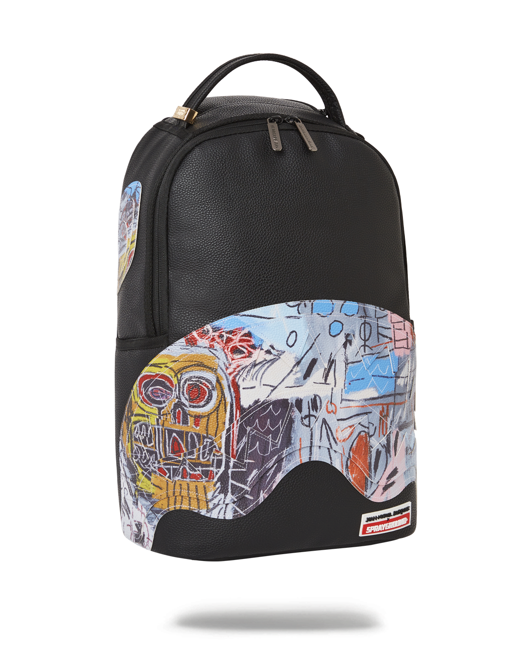 Sprayground Unisex Official Basquiat The Legend 1982 Backpack 910B4163NSZ  White/Red