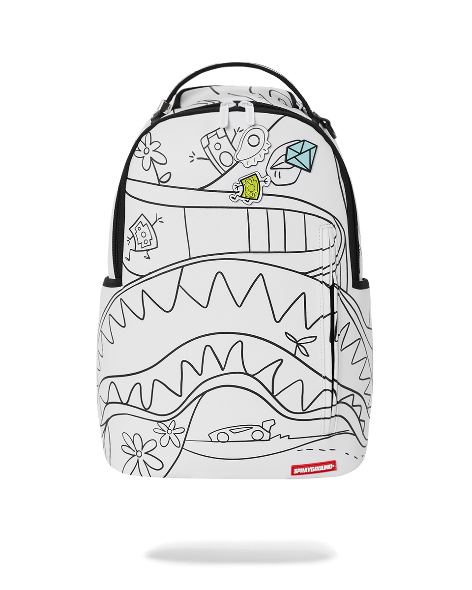 Sprayground composition outlet backpack