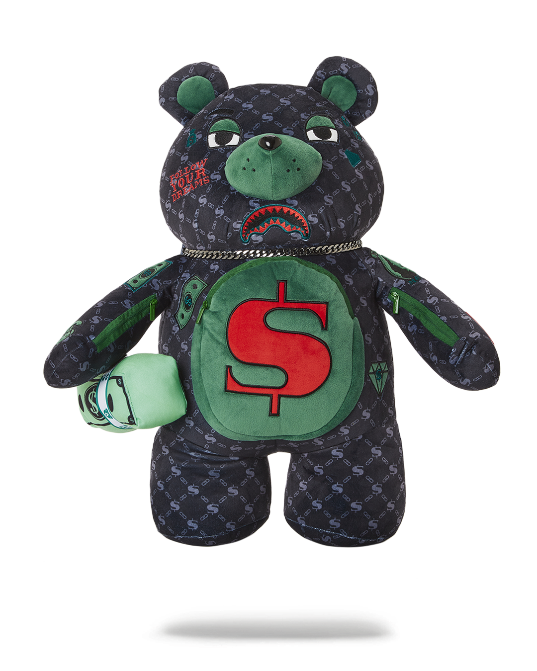 Sprayground Naruto MoneyBear TeddyBear Backpack