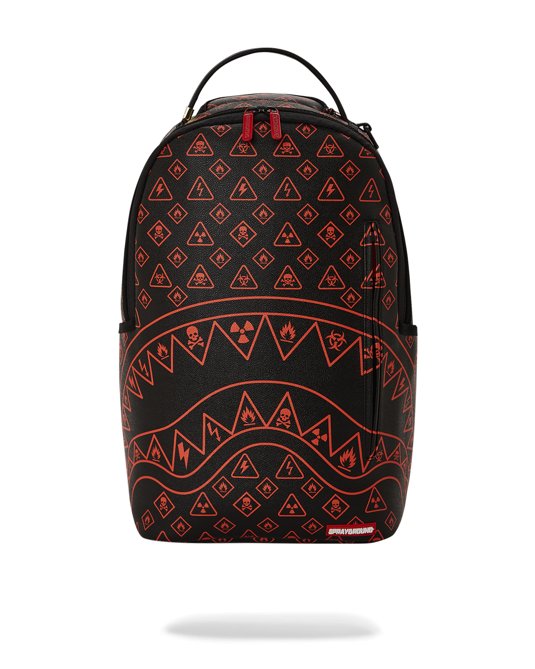 Red Bape Backpack - Louis Vuitton Sprayground - 900x1148 PNG