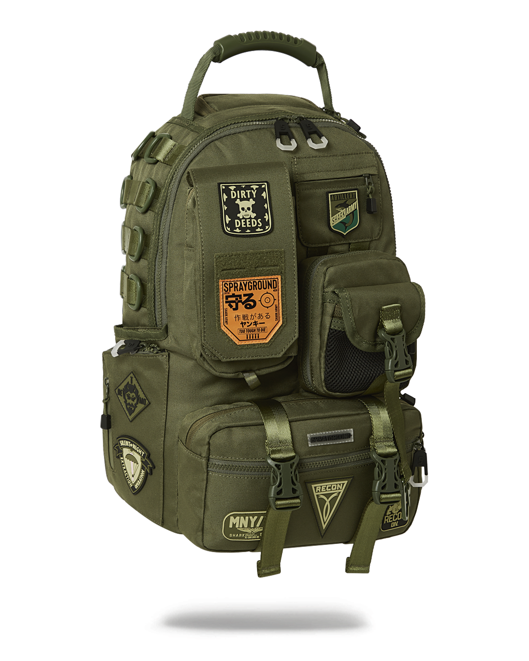 Sprayground Special Ops Checkered Shark Backpack Black Type-613