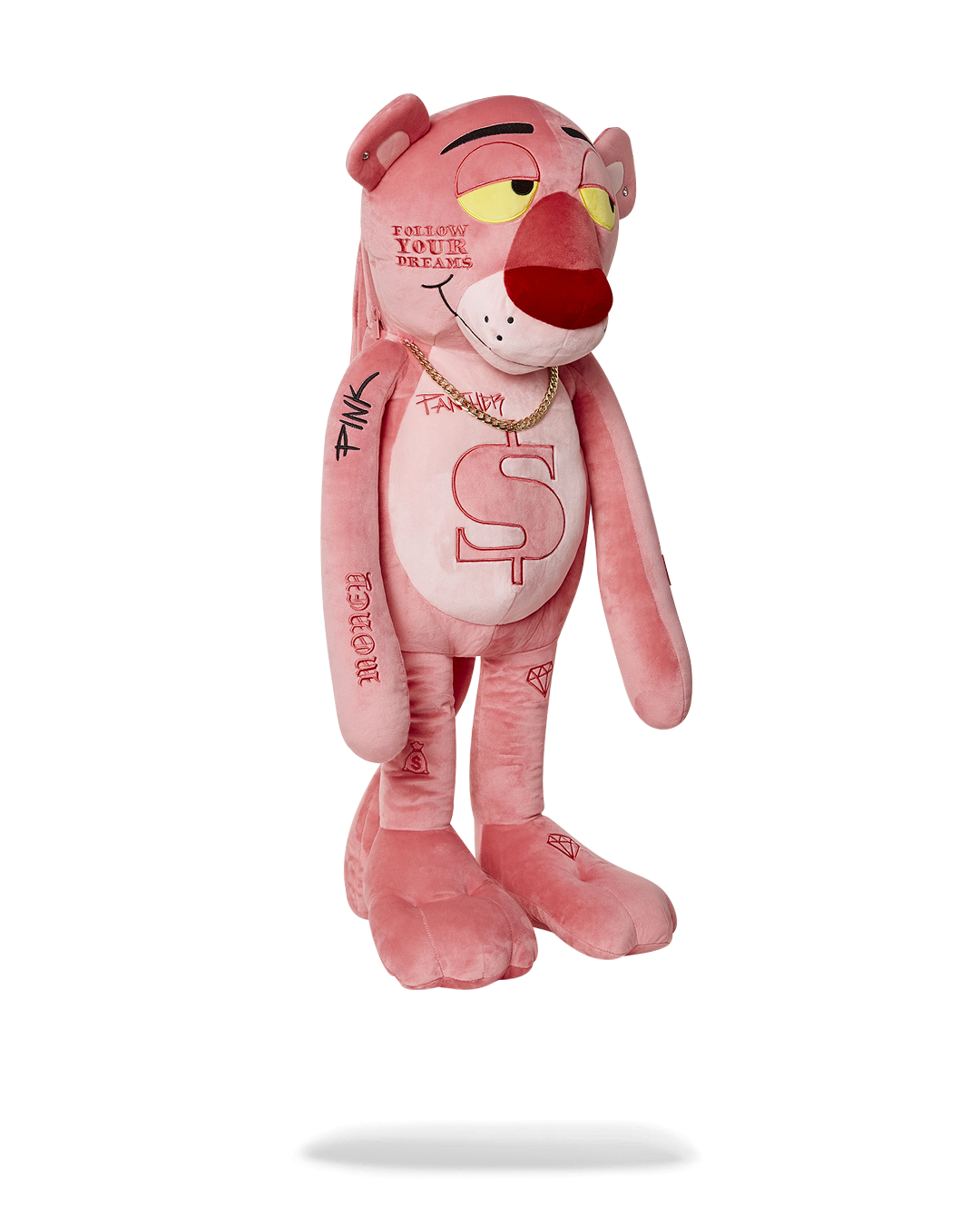 PINK PANTHER UP TO NO GOOD TEDDY BEAR BACKPACK