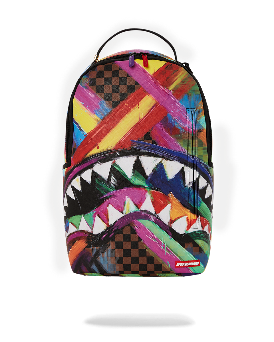 SHARKS IN PARIS CITY STREAKS DUFFLE – SPRAYGROUND®