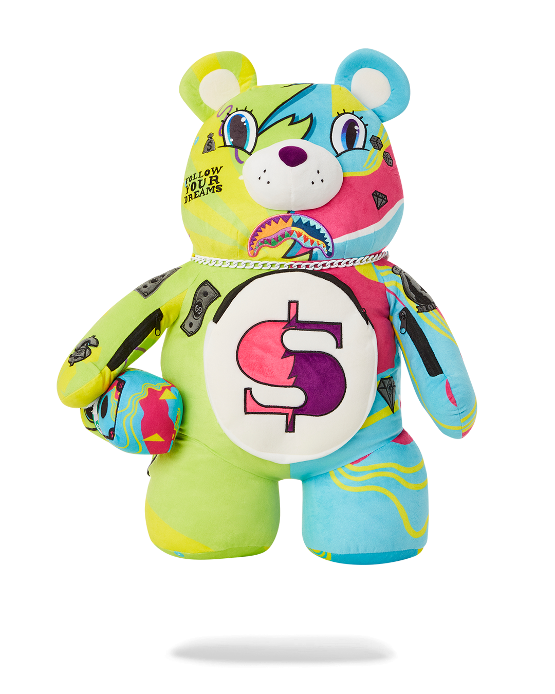 Sprayground Teddy Rick top Moneybear Teddybear Backpack