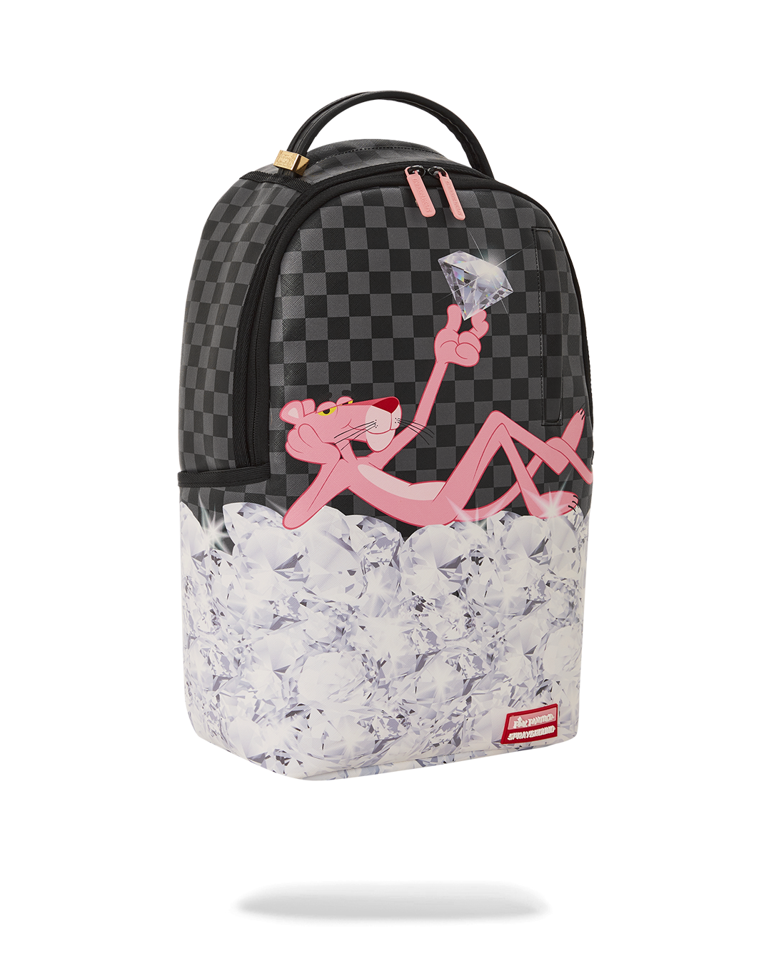 Sprayground Pink Panther Backpack Laptop Pink Logo New Books Bag Back  School