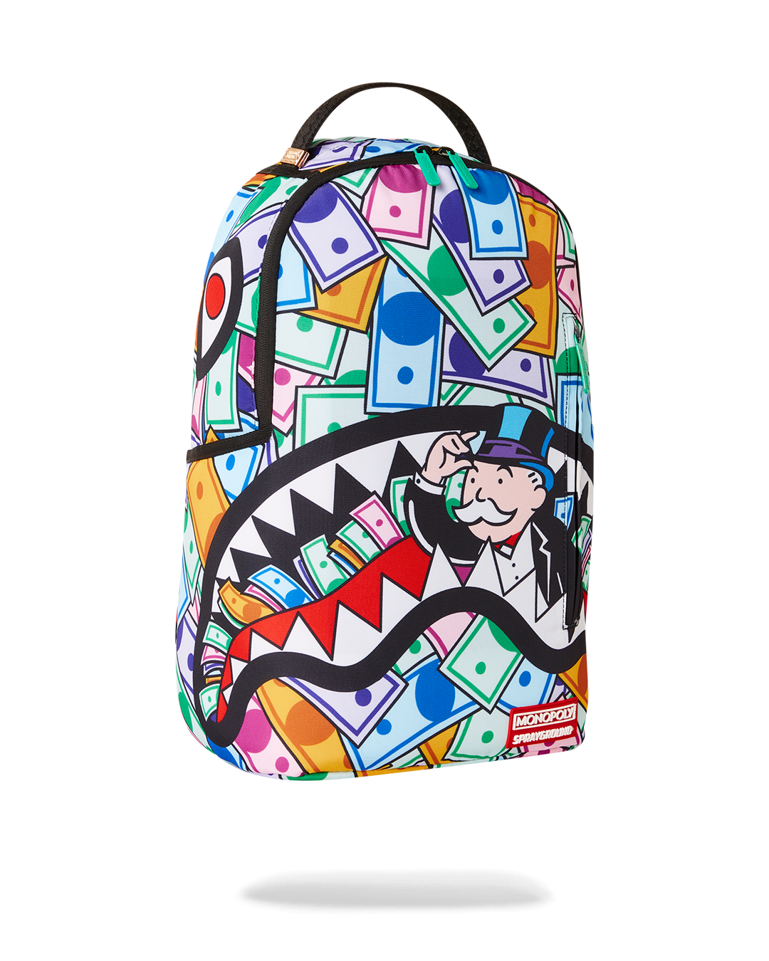 Shop SPRAYGROUND Monopoly Can Never Be Too Rich Backpack