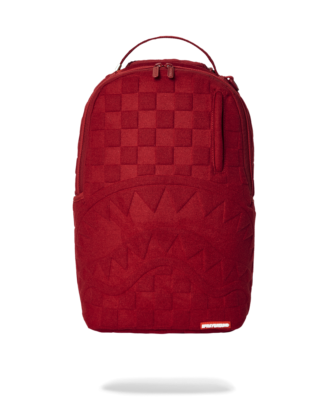 Checkered Embossed Backpack