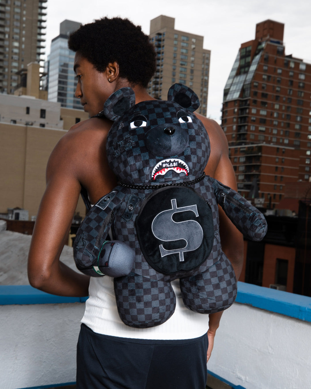 teddy bear sprayground backpack