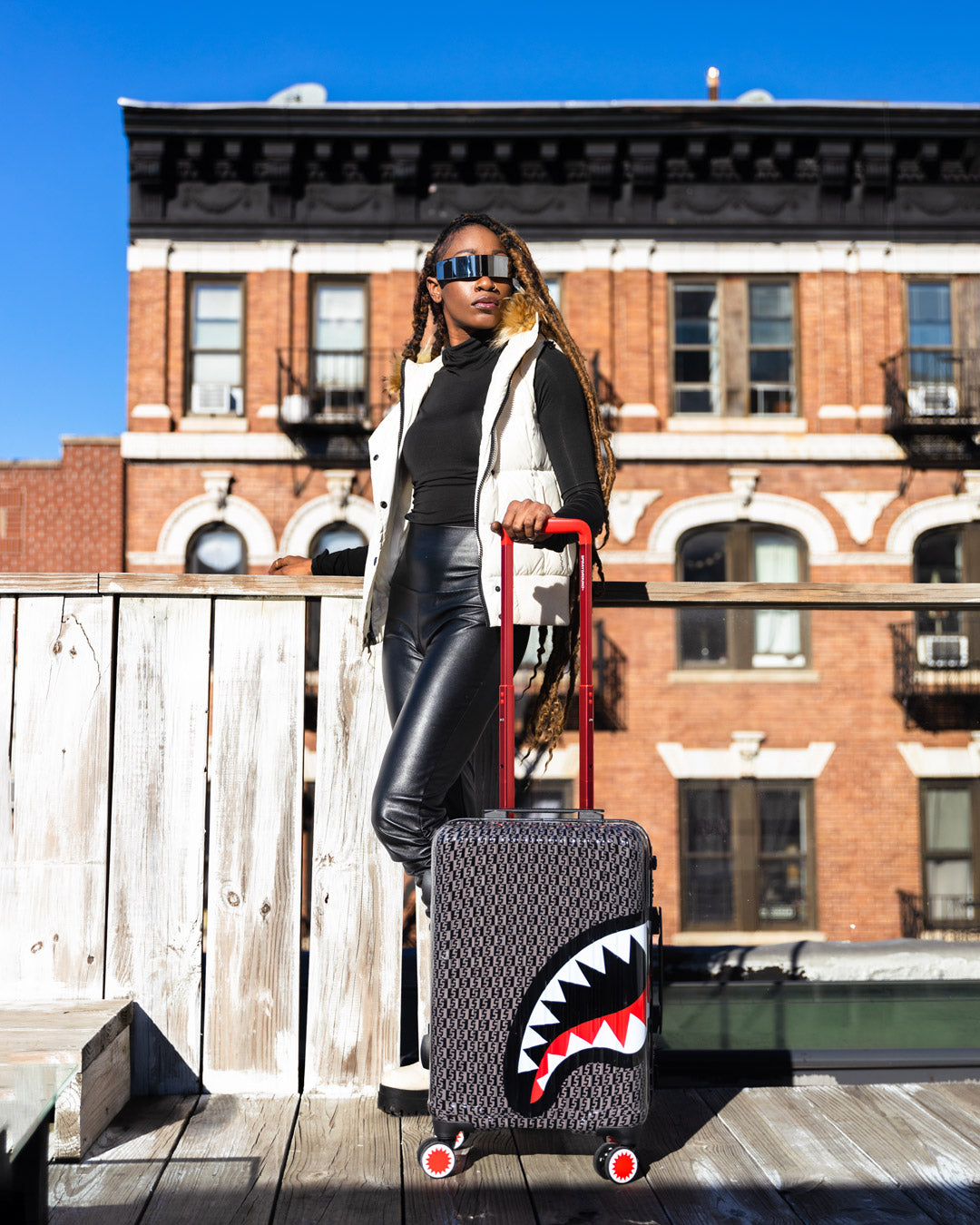 Shop SPRAYGROUND VERTICAL SHARK CUT & SEW – Luggage Factory