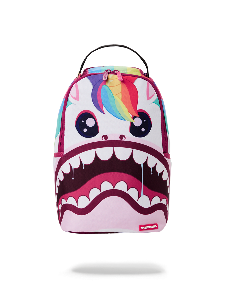 pink shark sprayground backpack