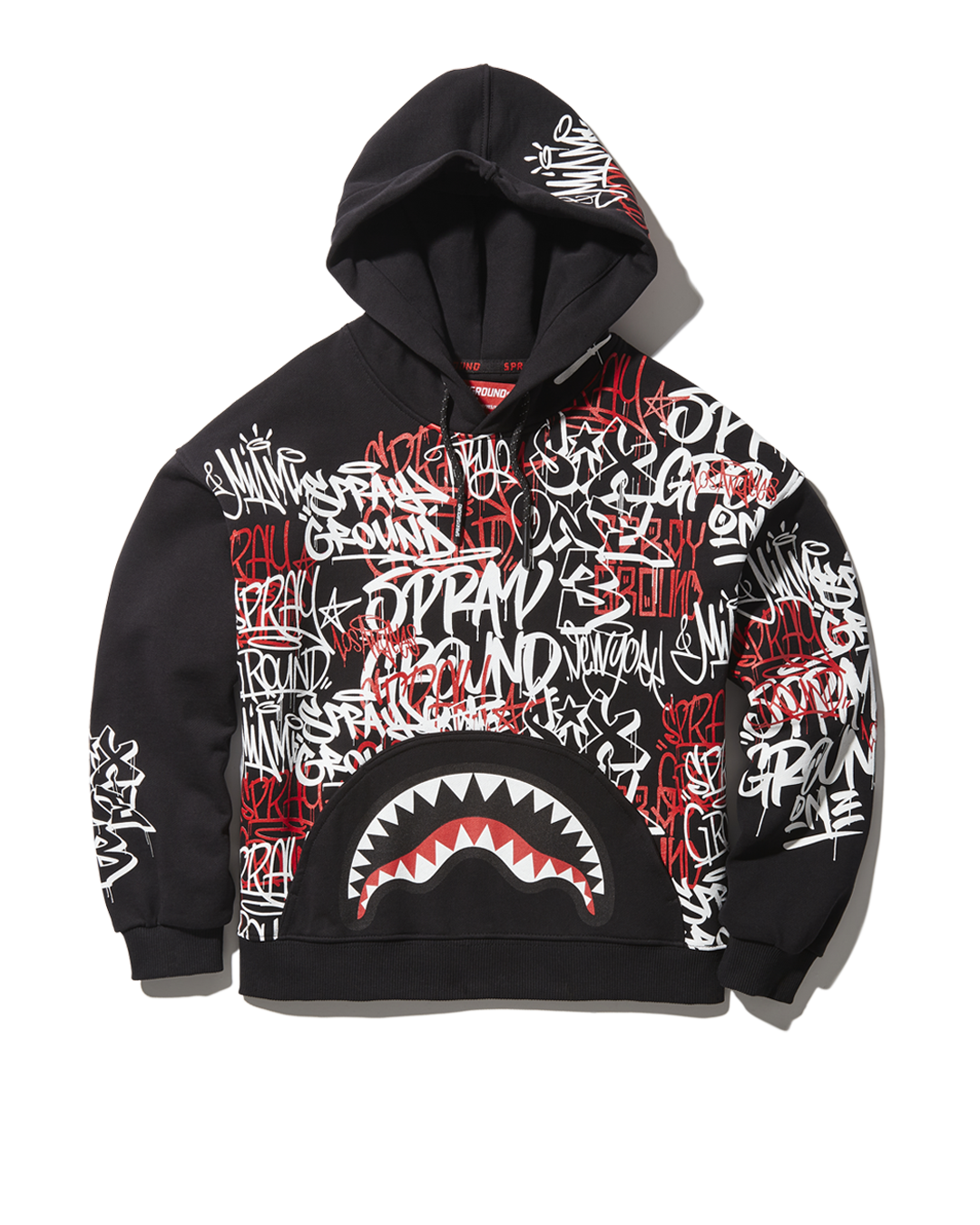 Astro-logo camouflage-print hoodie