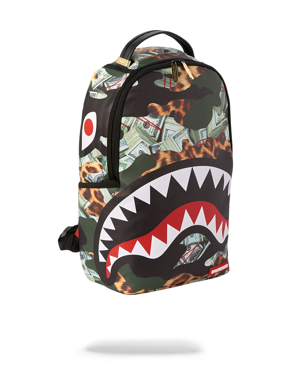 Sprayground Boys' Torpedo Shark Camo Print Backpack
