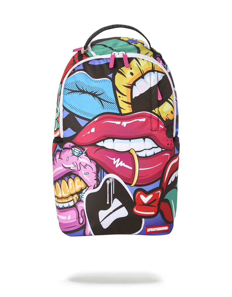 mouth girl sprayground backpack