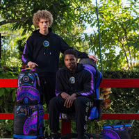 SPRAYGROUND® APPAREL AFRICAN INTELLIGENCE 12 BROOKLYN & BEYOND HOODIE - SANDFLOWER COLLAB