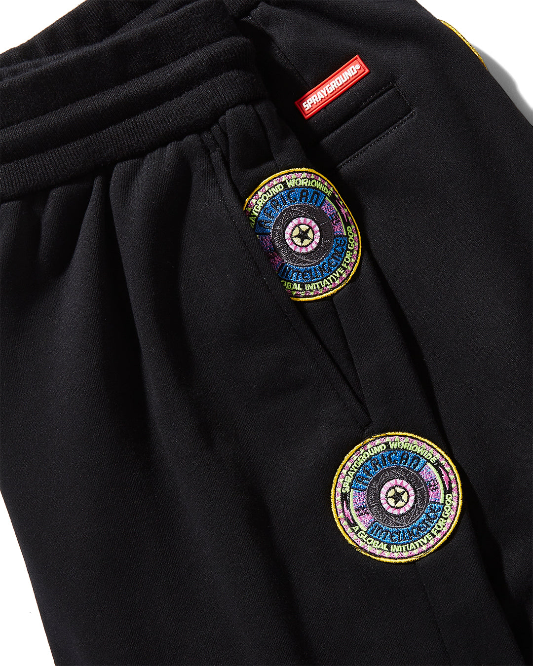 SPRAYGROUND® APPAREL AFRICAN INTELLIGENCE 12 BROOKLYN & BEYOND JOGGER - SANDFLOWER COLLAB