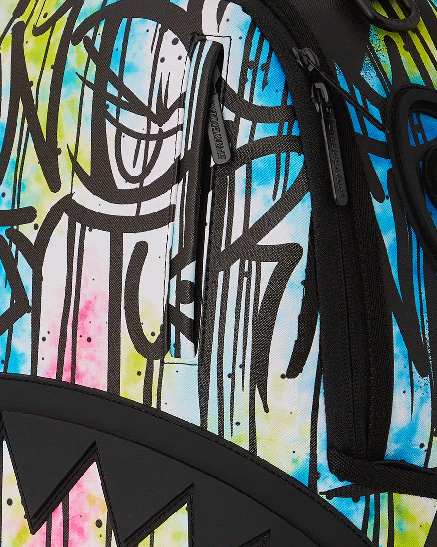 SPRAYGROUND® BACKPACK GRAFFITI SHARKMOUTH THROWS DLXSV BACKPACK