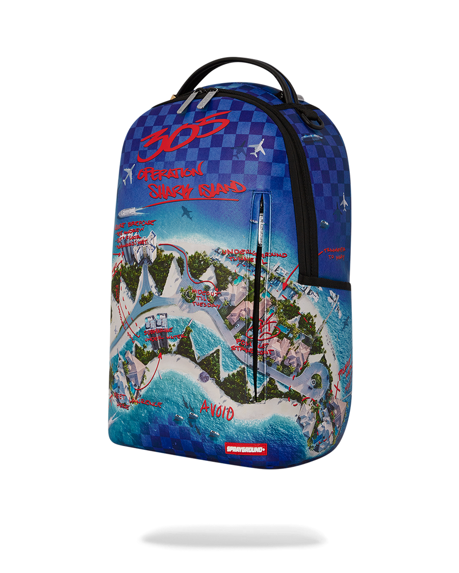 SPRAYGROUND® BACKPACK THE 305 SHARK ISLAND BANK HEIST BACKPACK