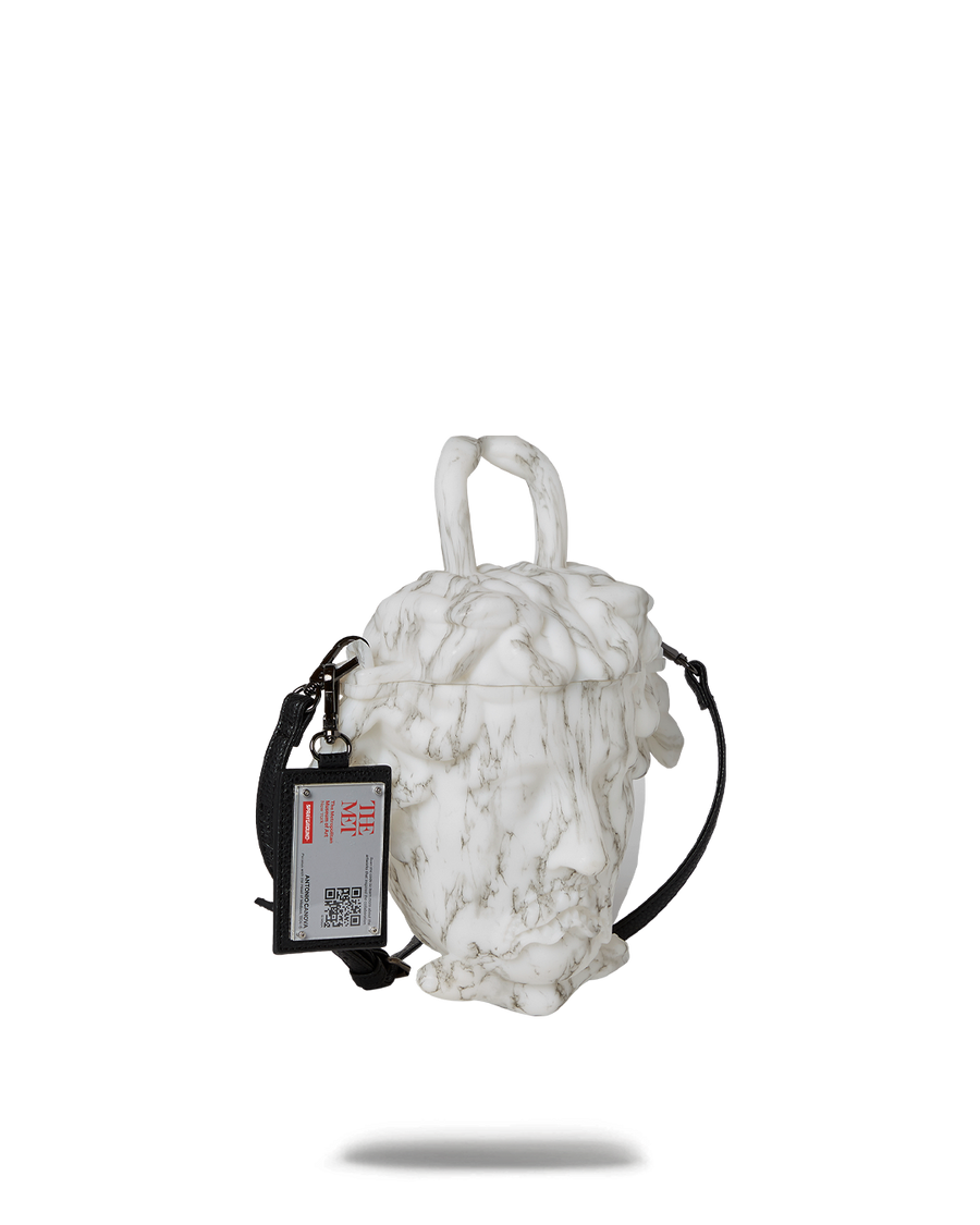 SPRAYGROUND® HANDBAG THE MET CANOVA MEDUSA HANDBAG (MARBLE)