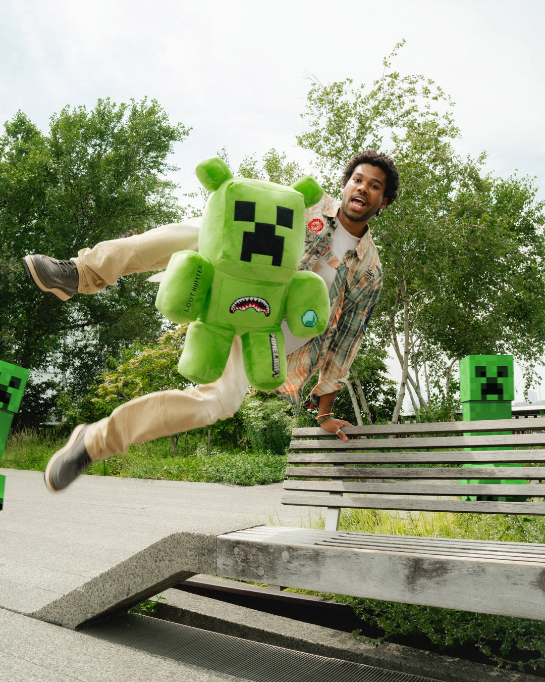 MINECRAFT CREEPER MONEYBEAR BACKPACK