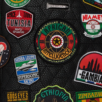 SPRAYGROUND® BACKPACK A.I. THE 54 (PATCHES OF AFRICA) CARGO BACKPACK