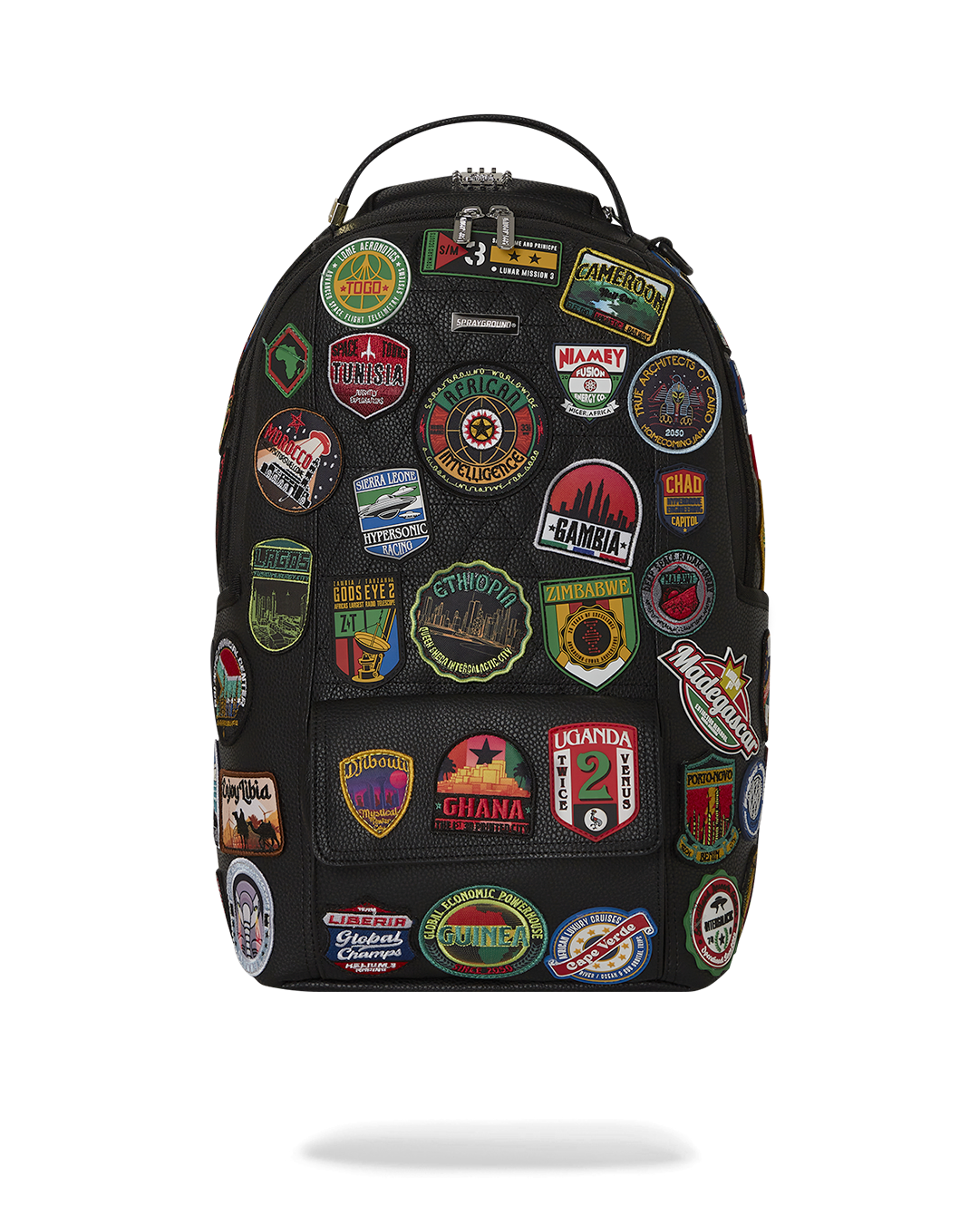 SPRAYGROUND® BACKPACK A.I. THE 54 (PATCHES OF AFRICA) CARGO BACKPACK