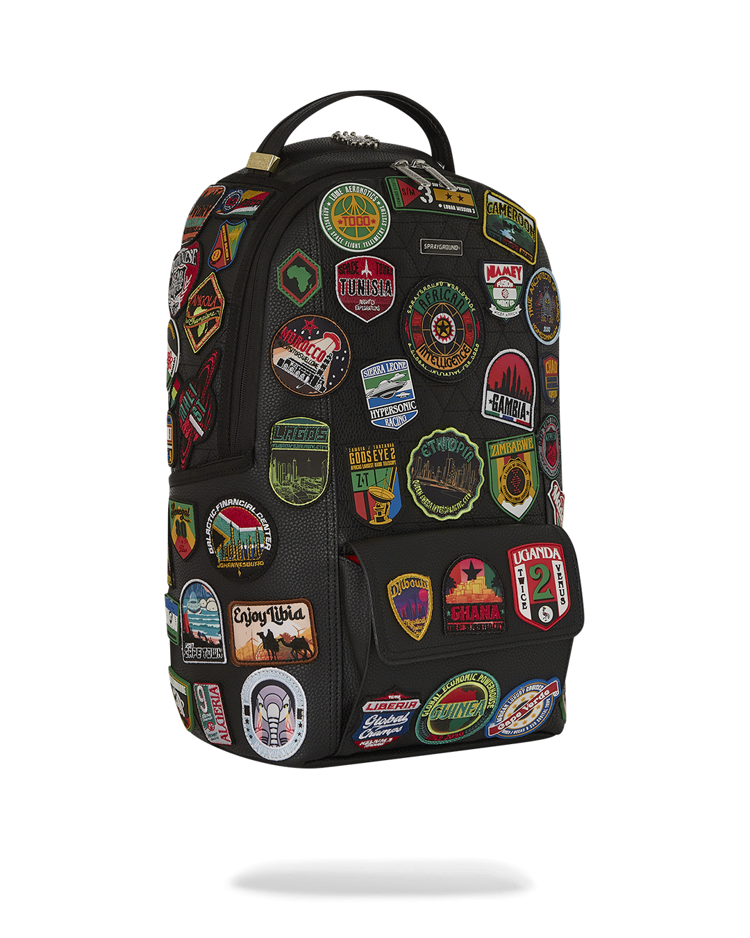 SPRAYGROUND® BACKPACK A.I. THE 54 (PATCHES OF AFRICA) CARGO BACKPACK