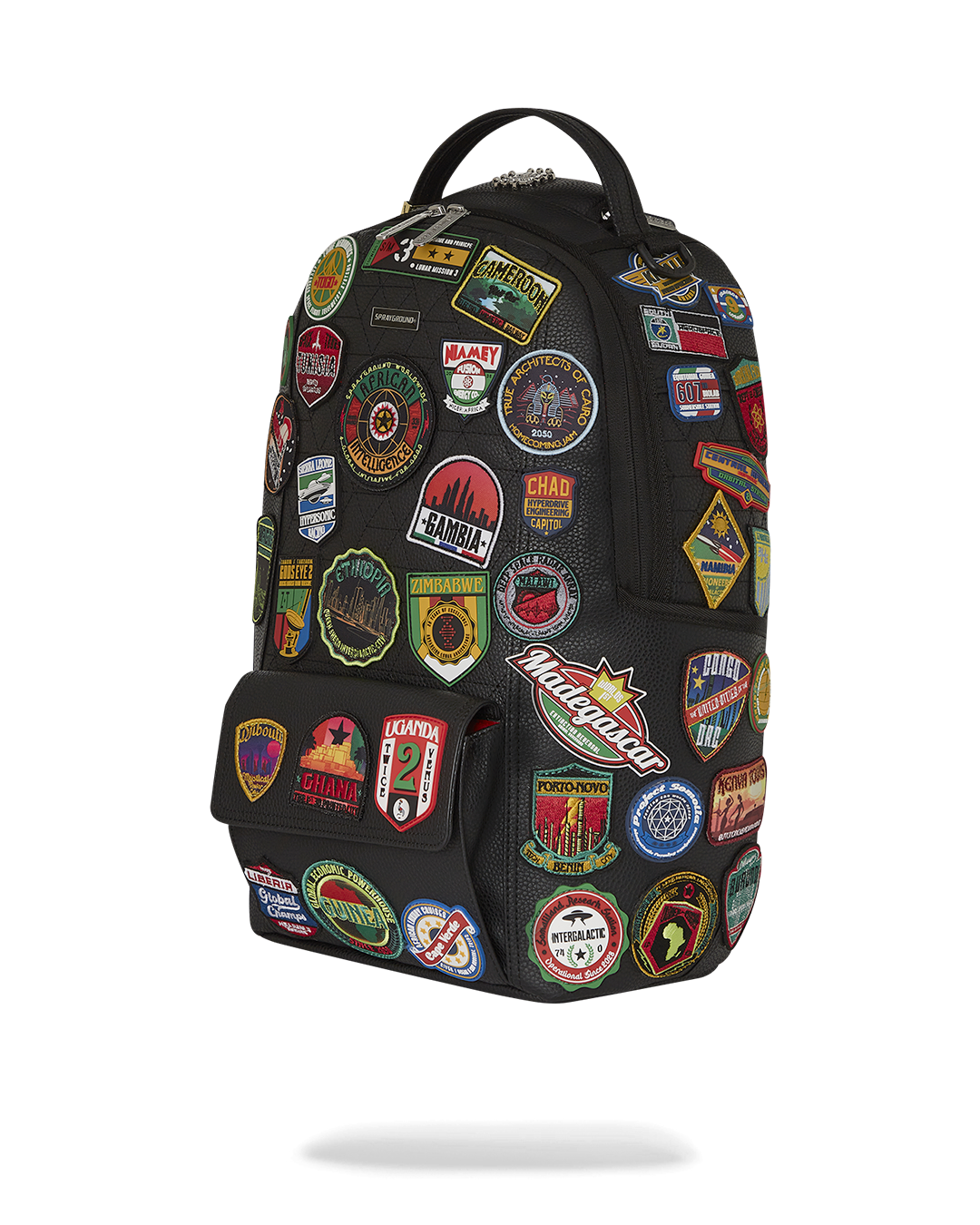 SPRAYGROUND® BACKPACK A.I. THE 54 (PATCHES OF AFRICA) CARGO BACKPACK