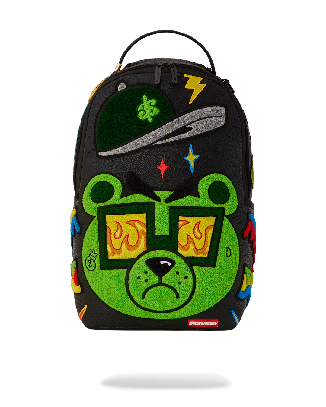 SPRAYGROUND® BACKPACK COLORFUL MONEY BEAR CHENEILLE DLXSV BACKPACK