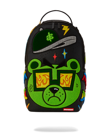SPRAYGROUND® BACKPACK COLORFUL MONEY BEAR CHENEILLE DLXSV BACKPACK