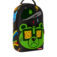 SPRAYGROUND® BACKPACK COLORFUL MONEY BEAR CHENEILLE DLXSV BACKPACK