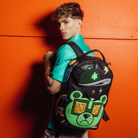 SPRAYGROUND® BACKPACK COLORFUL MONEY BEAR CHENEILLE DLXSV BACKPACK