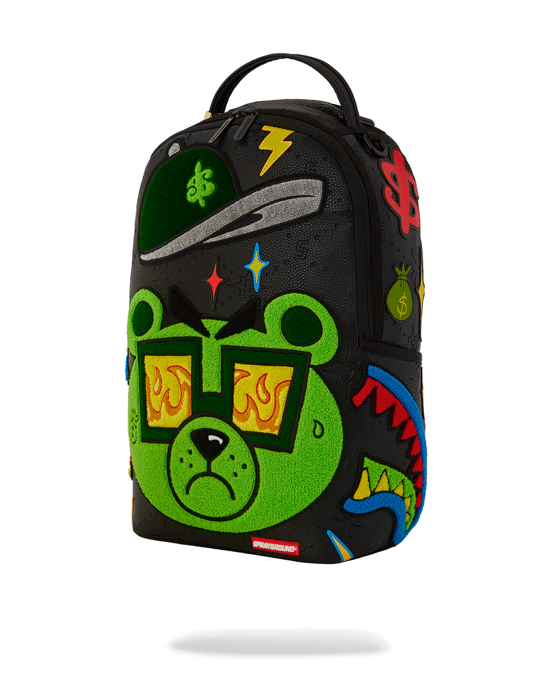 SPRAYGROUND® BACKPACK COLORFUL MONEY BEAR CHENEILLE DLXSV BACKPACK