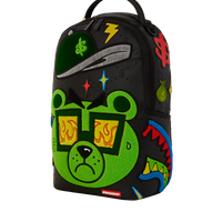 SPRAYGROUND® BACKPACK COLORFUL MONEY BEAR CHENEILLE DLXSV BACKPACK