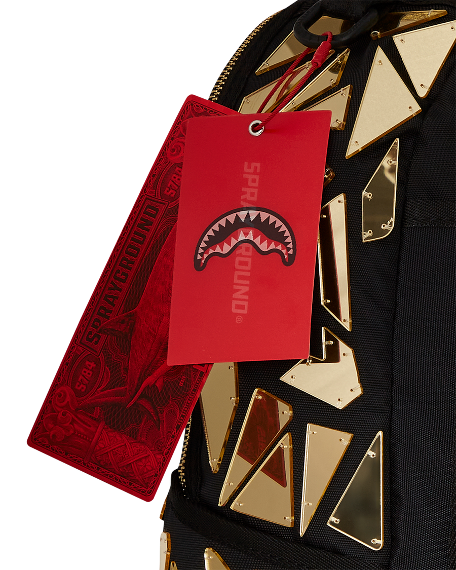 SPRAYGROUND® BACKPACK HAND MADE MIRROR SHARK BURST - SUPER EXCLUSIVE