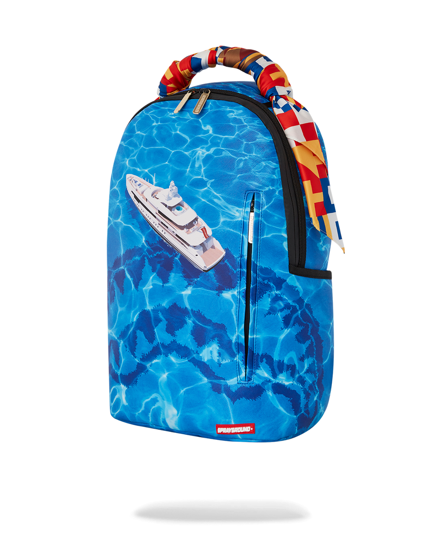 SPRAYGROUND® BACKPACK DEEPSEA ESCAPE BACKPACK W/REMOVABLE SCARF