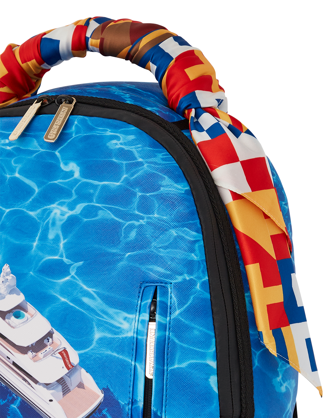 SPRAYGROUND® BACKPACK DEEPSEA ESCAPE BACKPACK W/REMOVABLE SCARF