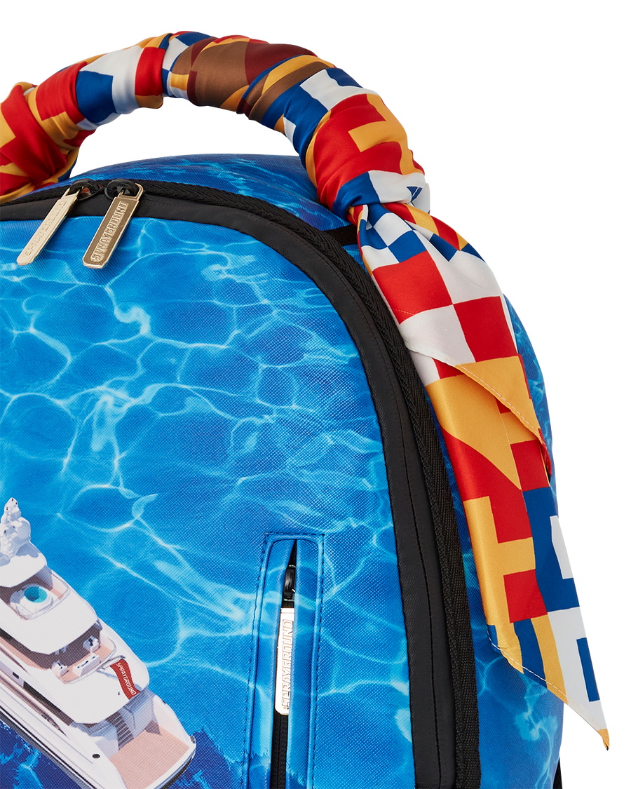 SPRAYGROUND® BACKPACK DEEPSEA ESCAPE BACKPACK W/REMOVABLE SCARF