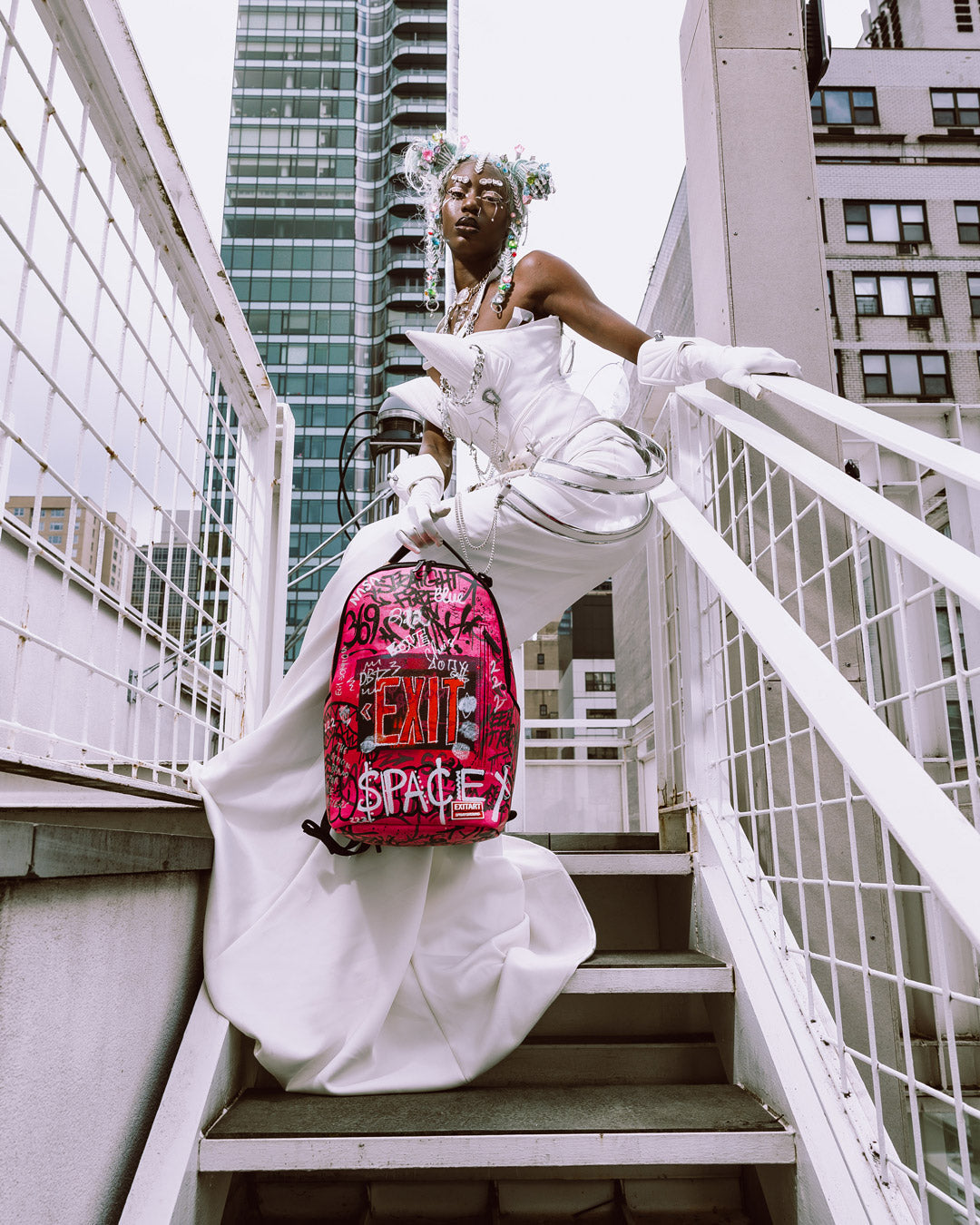 SPRAYGROUND® BACKPACK EXIT COLLAB - LIFE OF THE PARTY BACKPACK